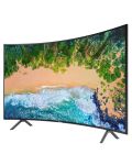 Смарт телевизор Samsung UE55NU7302 - 55", LED, 4K UHD, Curved, черен - 2t