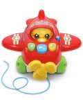 Бебешка играчка Vtech - Музикално самолетче, за дърпане - 2t