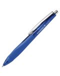 Автоматична химикалка Schneider - Slider Haptify, M, синьо тяло и мастило - 1t