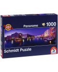 Панорамен пъзел Schmidt от 1000 части - Гранд канале, Венеция - 1t