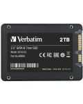 SDD памет Verbatim - Vi550 S3, 2TB, 2.5'', SATA III - 3t