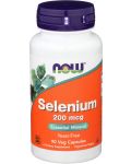 Selenium, 200 mcg, 90 капсули, Now - 1t