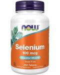 Selenium, 100 mcg, 250 таблетки, Now - 1t