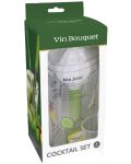 Сет за коктейли  Vin Bouquet - 4 части - 7t