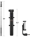 Селфи стик Spigen - S540W Selfie Stick Tripod, Bluetooth, черен - 4t