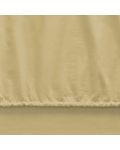 Сет чаршаф с ластик и калъфка TAC - 100% памук Р, за 100 х 200 cm, жълт - 3t