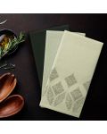 Сет от 9 кухненски кърпи AmeliaHome - Letyy, 50 x 70 cm, зелени - 3t