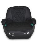 Седалка за кола Cangaroo - Jax, i-Size, с IsoFix, 125-150 cm, черна - 3t