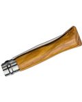 Сгъваем нож Opinel Luxe - 7 cm, маслиново дърво - 3t