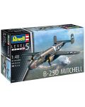 Сглобяем модел Revell Военни: Самолети - B-25D Mitchell - 4t