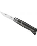 Сгъваем нож Opinel Luxe - 8.5 cm, Ellipse, абанос - 2t