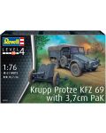 Сглобяем модел Revell Военни: Автомобили - Krupp Protze KFZ 69 - 2t