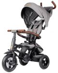 Сгъваема детска триколка QPlay - Rito Deluxe, Air Gel Wheels, Grey - 1t