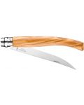 Сгъваем нож за филетиране Opinel - Slim Inox, 12 cm, маслиново дърво - 2t