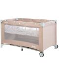 Сгъваема кошара на 2 нива Caretero - Basic Plus, Beige - 1t