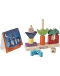 Детска логическа игра Smart Games Preschool Wood - Ден и нощ - 3t