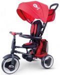 Сгъваема детска триколка QPlay - Rito Plus, Eva Wheels, Red  - 4t