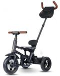 Сгъваема детска триколка QPlay - Rito Deluxe, Air Gel Wheels, Black - 5t