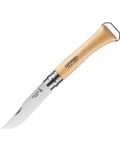 Сгъваем нож Opinel Nomad - 10 cm, с тирбушон и отварачка, бук - 1t