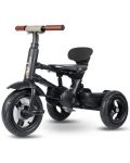 Сгъваема детска триколка QPlay - Rito Deluxe, Air Gel Wheels, Grey - 4t