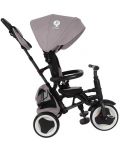 Сгъваема детска триколка QPlay - Rito Plus, Eva Wheels, Grey - 3t