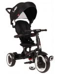 Сгъваема детска триколка QPlay - Rito Eva, Cool Black - 1t