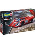Сглобяем модел Revell Съвременни: Автомобили - Порше 917 KH Le Mans Winner 1970 - 6t