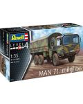 Сглобяем модел Revell - Военен камион Man 7t Milgl - 1t