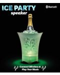 Шампаниера с вградена колонка Cellularline - Ice Party 2023, бяла - 4t