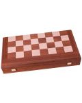 Комплект шах и табла Manopoulos - Махагон - 3t