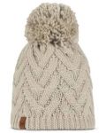 Шапка BUFF - Knitted & Fleece hat, бежова - 1t