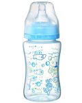 Шише с широко гърло Babyоno - 240 ml, синьо - 1t