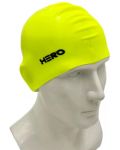 Шапка за плуване HERO - Silicone Swimming Helmet, жълта/черна - 2t
