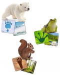 Флаш карти Schleich Wild Life - Диви животни - 1t