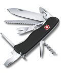 Швейцарски джобен нож Victorinox - Outrider, черен, блистер - 1t