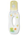 Шише с дупка Baby Nova - PP, 250 ml, жълто - 1t