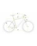 Дамски велосипед със скорости SPRINT - Sintero Plus Lady, 28", 480 mm, бял - 2t