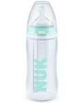 Шише Nuk FC - Anti-Colic Professional, 300 ml, 0-6 месеца, зелено - 1t