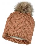 Шапка BUFF - Knitted & Fleece hat, кафява - 1t