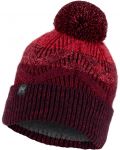 Шапка Buff - Knitted & Fleece hat Masha, червена - 1t