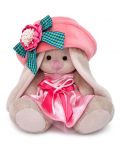 Плюшена играчка Budi Basa - Зайка Ми бебе, с шапка и креп рокля, 15 cm - 1t