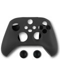 Силиконов кейс и тапи Spartan Gear - Xbox, черни (Xbox Series S/X) - 1t