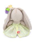 Плюшена играчка Budi Basa - Зайка Ми, бебе със зайче и цветя, 15 cm - 3t