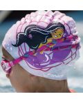 Силиконова шапка за плуване Finis - Русалка, розова - 2t