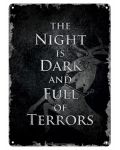 Табелка за врата Half Moon Bay - Game of Thrones: Night Dark - 1t