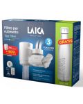 Система Laica - Venezia и бутилка Inox 0.5 l, бяла - 4t