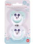 Силиконови залъгалки Stor - Cool Like Mickey, 0-6 м, 2 броя - 2t