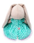 Плюшена играчка Budi Basa - Зайка Ми, с рокличка ментол, 18 cm - 4t