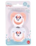 Силиконови залъгалки Stor - Minnie Indigo Dreams, 0-6 м, 2 броя - 1t