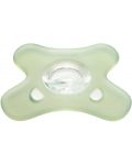 Симетрична силиконова залъгалка Canpol babies - 6-12 месеца, зелена - 2t